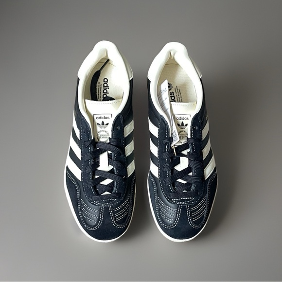 Size 6w / 4.5m - Adidas Gazelle Indoor Originals Black Cream JQ8385 Unisex NEW - Picture 2 of 10
